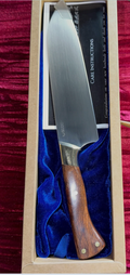 Kudu knife in gift box with blue velvet lining